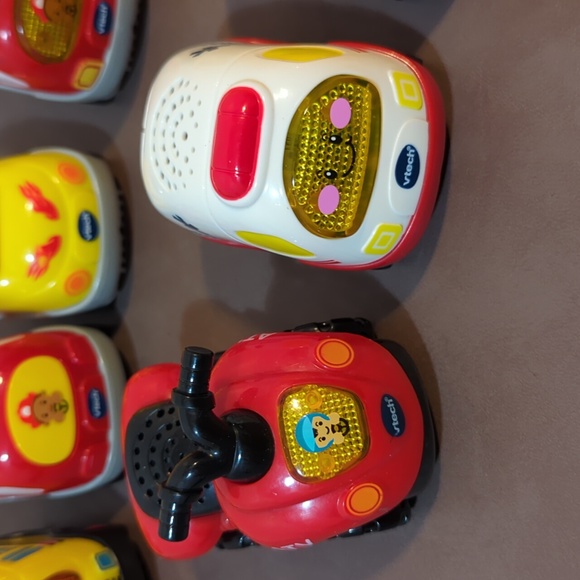 VTech automobiles vehicles ATV race car fire truck ambulance school bus mixer - Picture 4 of 11